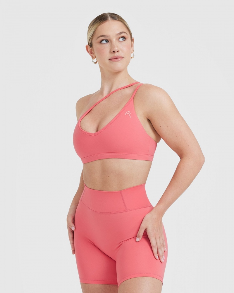 Oner Active Timeless Strappy Bralette Sports Bras Lyserød | 062-RGZMBS