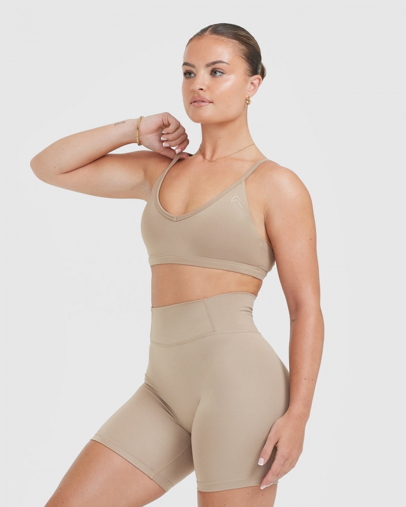 Oner Active Timeless Strappy Bralette Sports Bras Grå | 786-RAXMPS