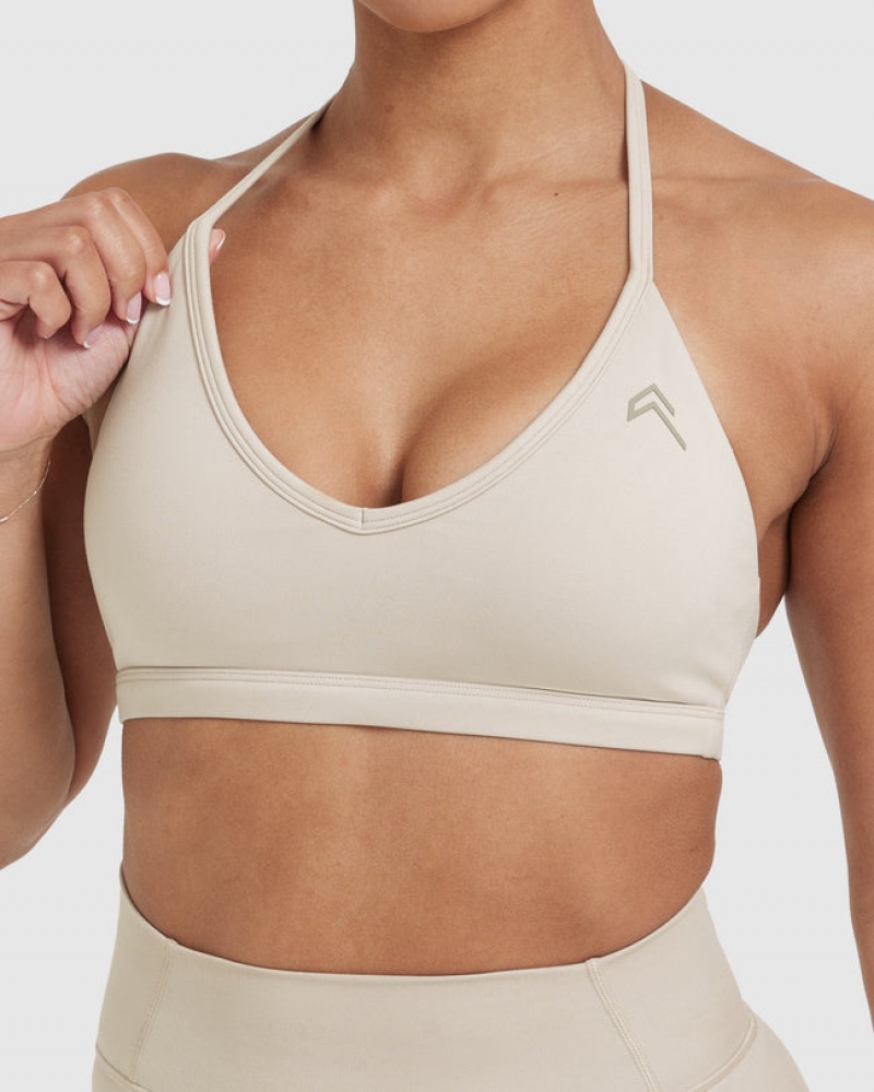 Oner Active Timeless Strappy Bralette Sports Bras Brune | 413-QRGLET