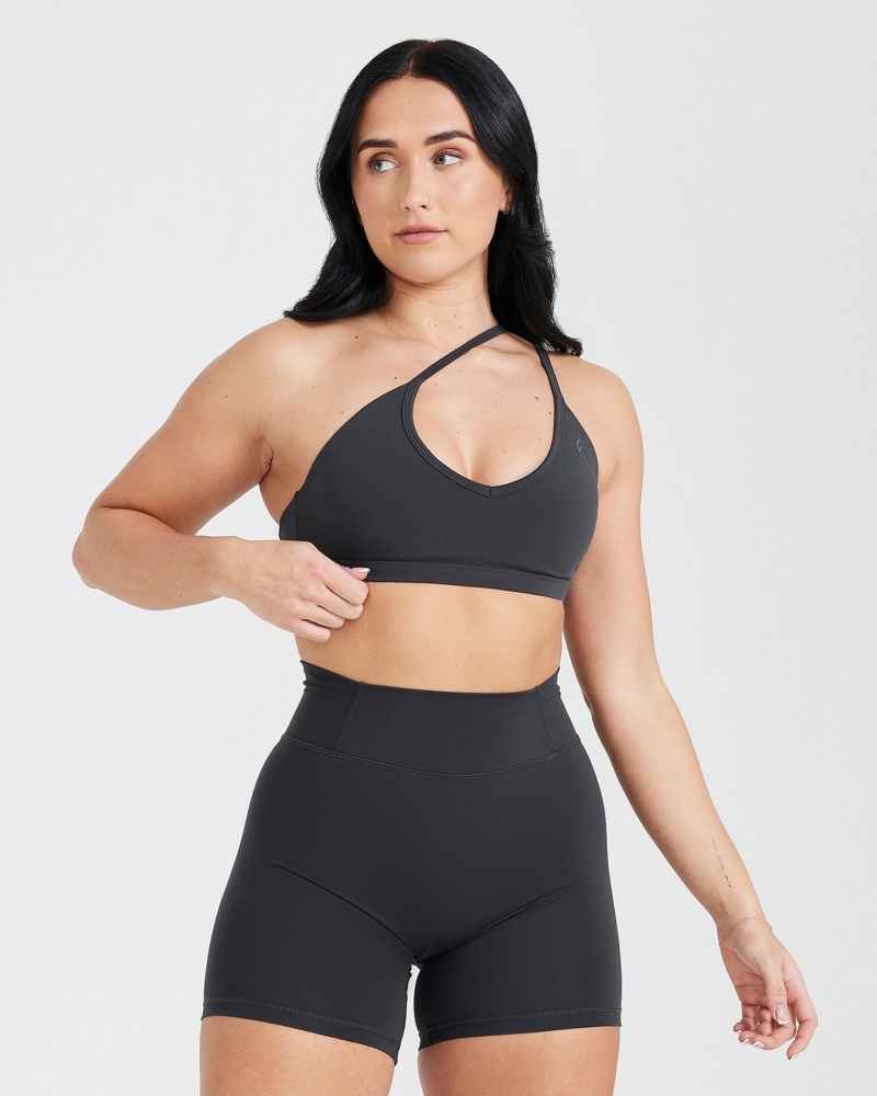 Oner Active Timeless Strappy Bralette Sports Bras Sort | 986-UNYZPB