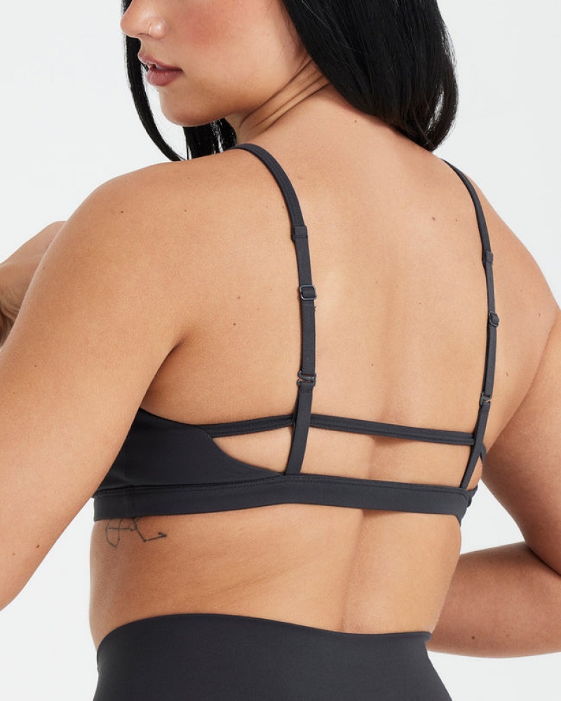 Oner Active Timeless Strappy Bralette Sports Bras Sort | 986-UNYZPB