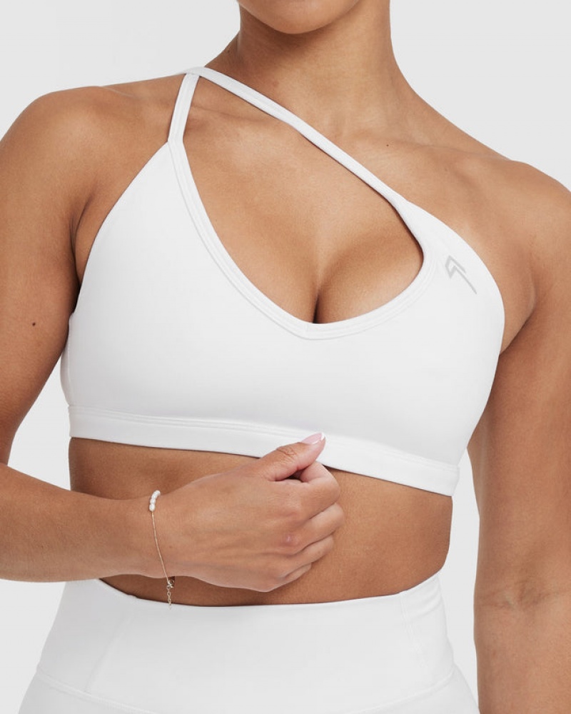 Oner Active Timeless Strappy Bralette Sports Bras Hvide | 546-OMWCVA