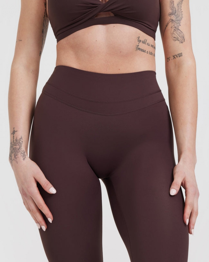 Oner Active Unified High Waisted Leggings Lilla Brune | 826-SCHYZK