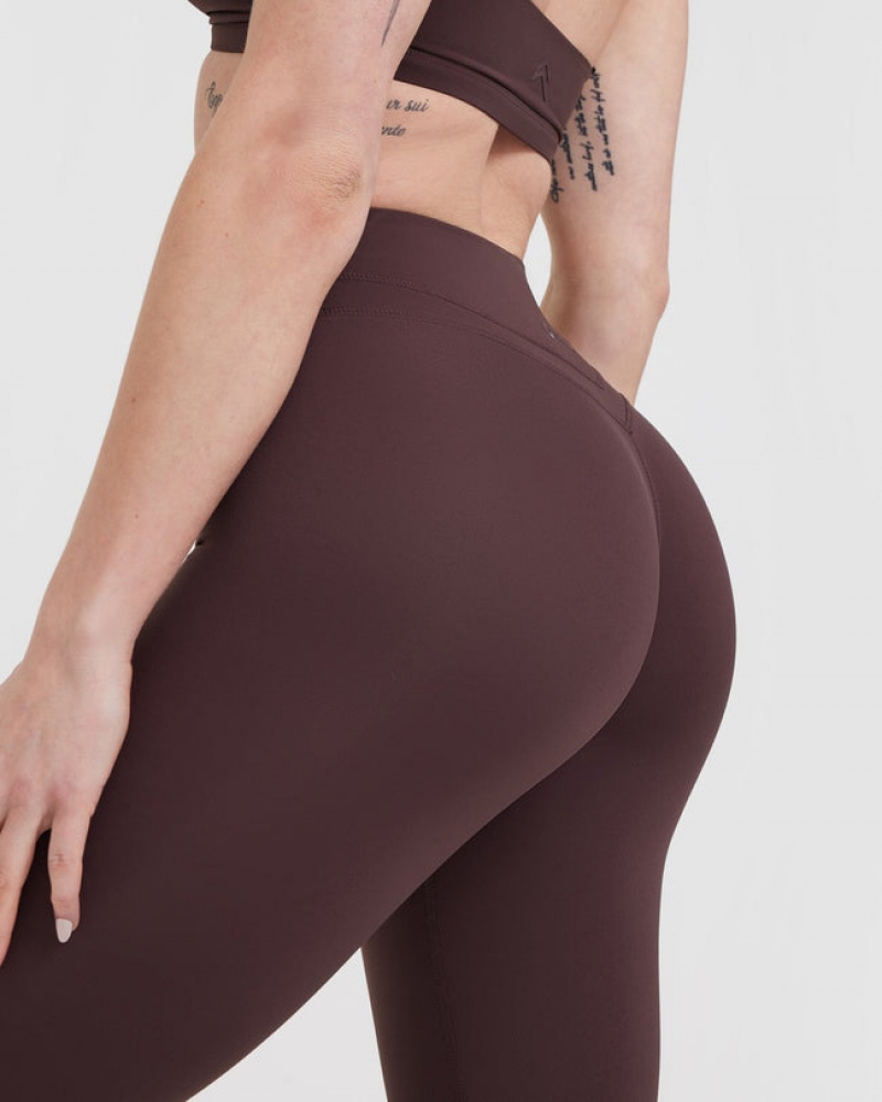 Oner Active Unified High Waisted Leggings Lilla Brune | 826-SCHYZK