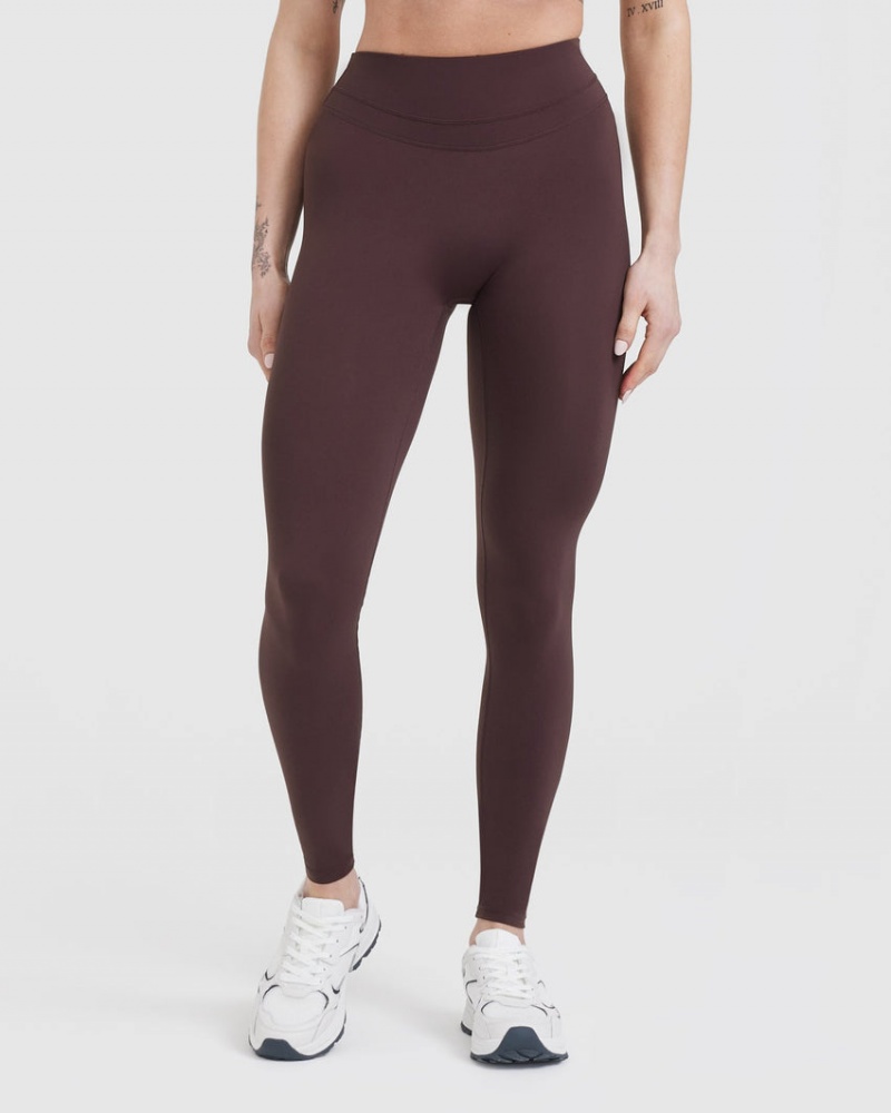 Oner Active Unified High Waisted Leggings Lilla Brune | 826-SCHYZK