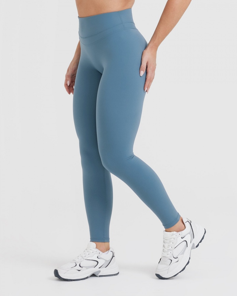 Oner Active Unified High Waisted Leggings Blå | 023-HKQBIG