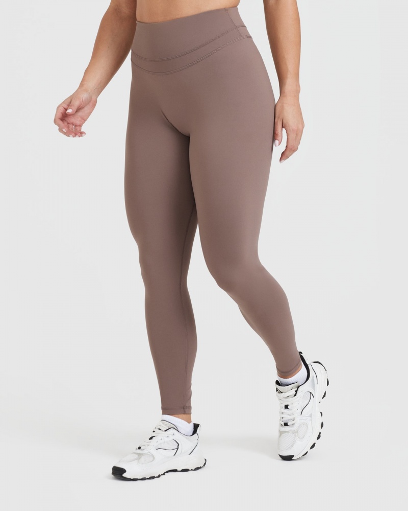 Oner Active Unified High Waisted Leggings Brune | 285-PKNDUY