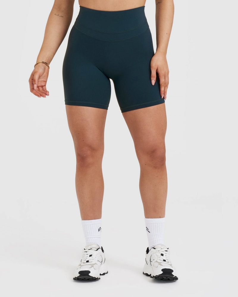 Oner Active Unified High Waisted Shorts Blå | 935-SMEQHO