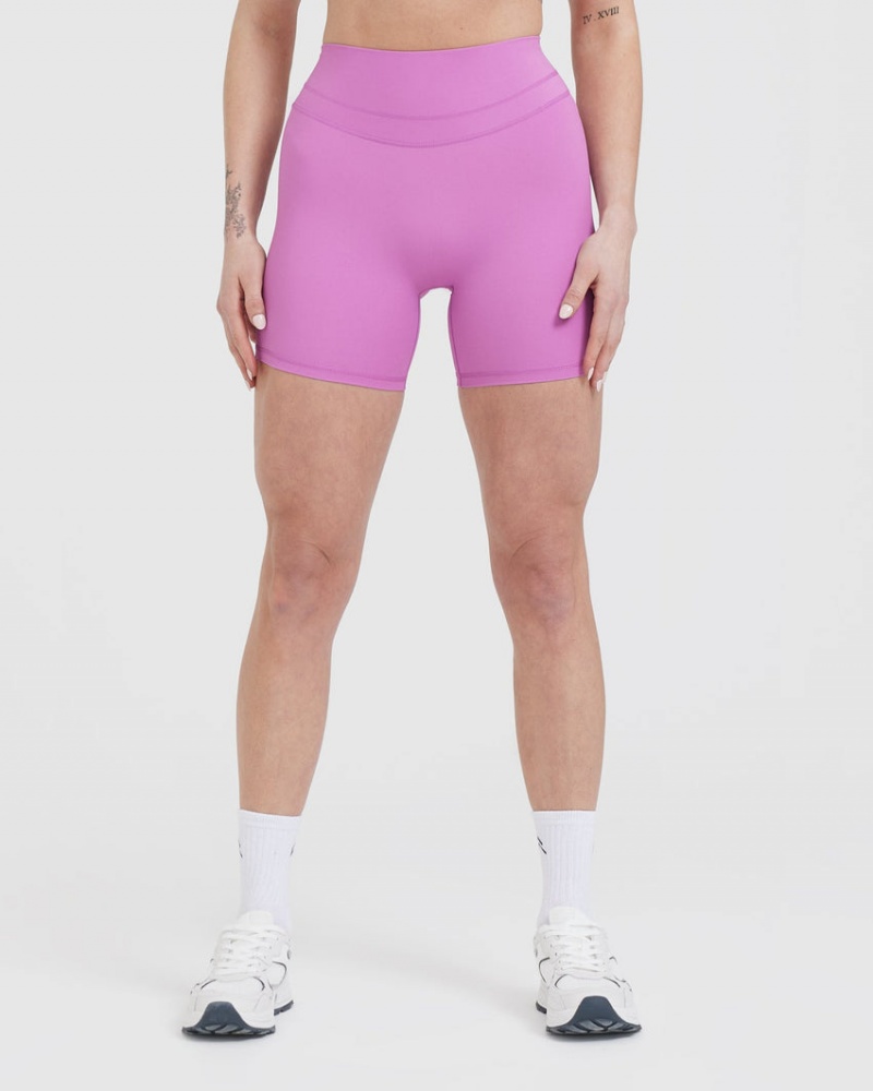 Oner Active Unified High Waisted Shorts Lilla | 439-LRFQZB