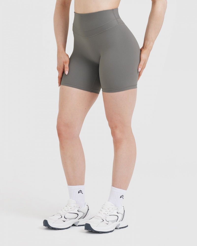 Oner Active Unified High Waisted Shorts Grå | 392-CQMFKV