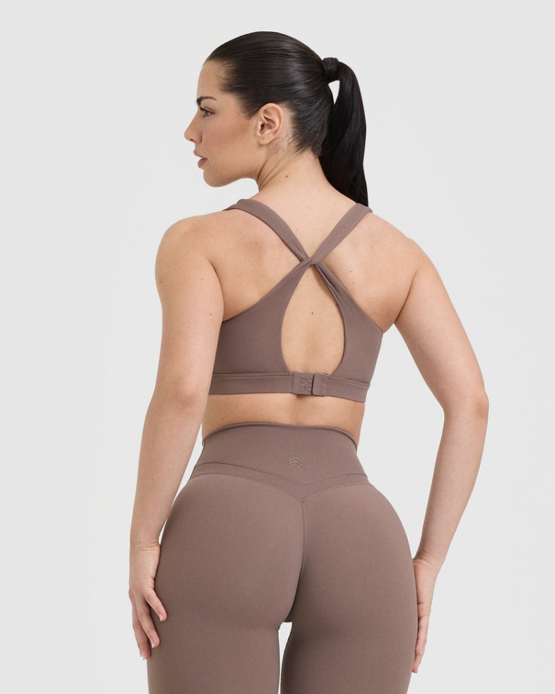 Oner Active Unified Layered Sports Bras Brune | 134-UYINSW