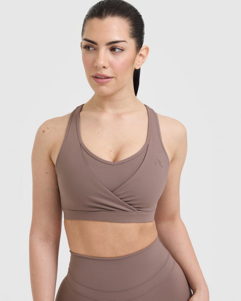 Oner Active Unified Layered Sports Bras Brune | 134-UYINSW