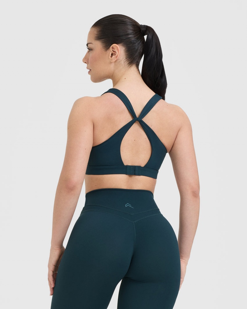 Oner Active Unified Layered Sports Bras Blå | 745-CYLHMA