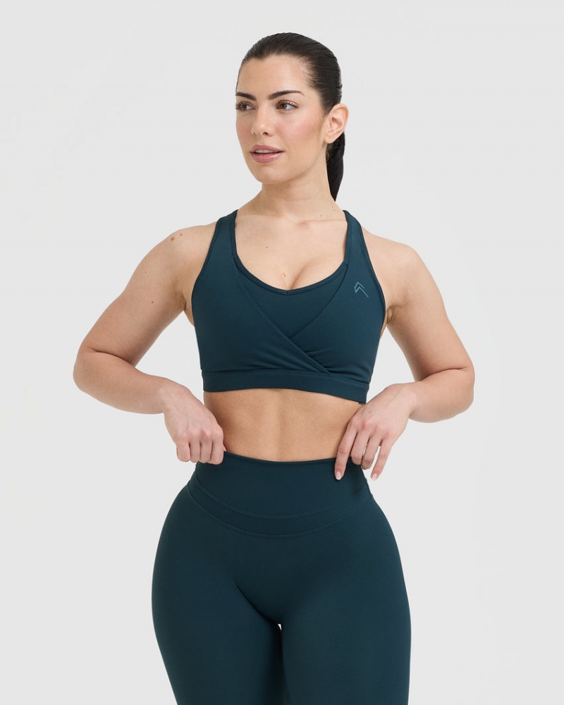 Oner Active Unified Layered Sports Bras Blå | 745-CYLHMA