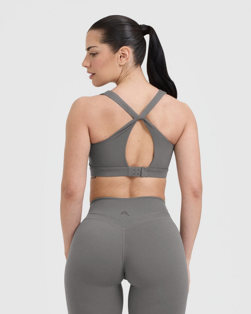 Oner Active Unified Layered Sports Bras Grå | 017-IZBNPX