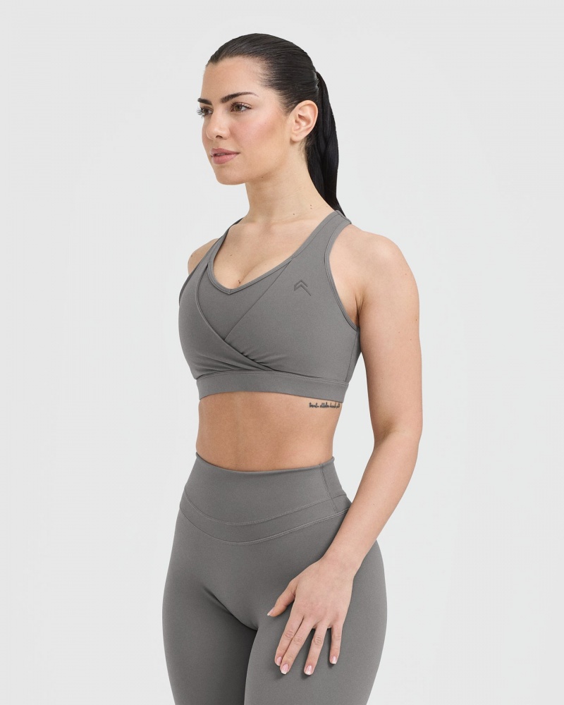 Oner Active Unified Layered Sports Bras Grå | 017-IZBNPX