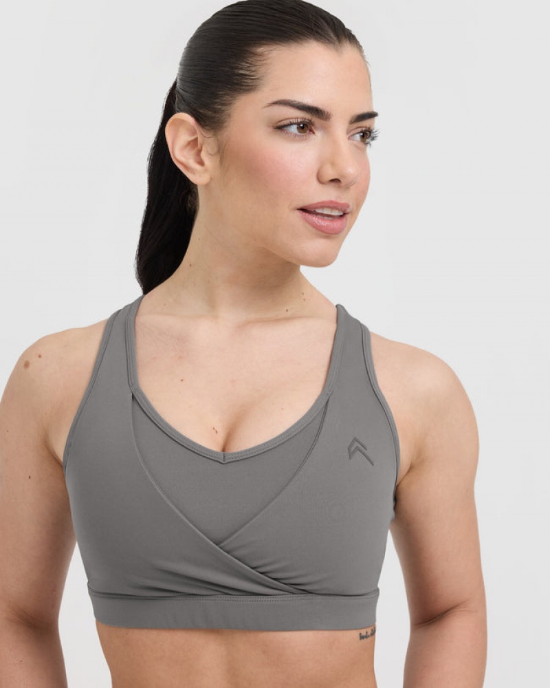 Oner Active Unified Layered Sports Bras Grå | 017-IZBNPX