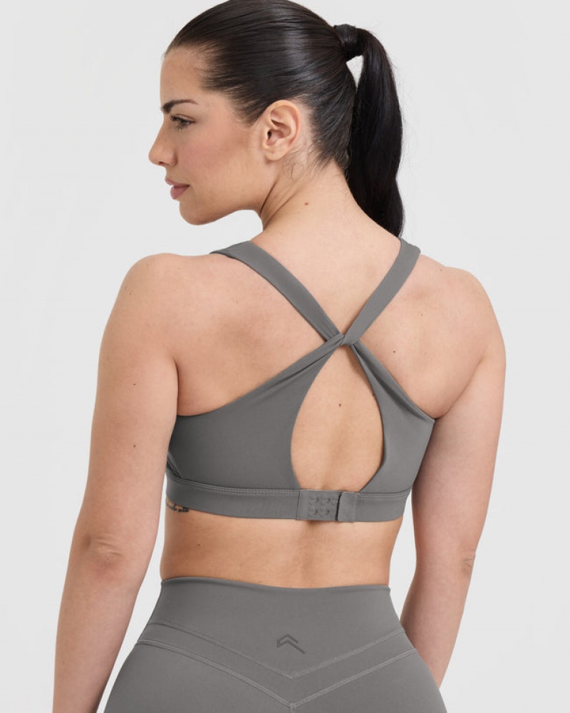 Oner Active Unified Layered Sports Bras Grå | 017-IZBNPX