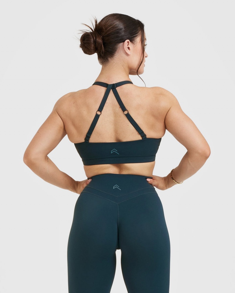 Oner Active Unified Twist Sports Bras Blå | 965-MBAXPE