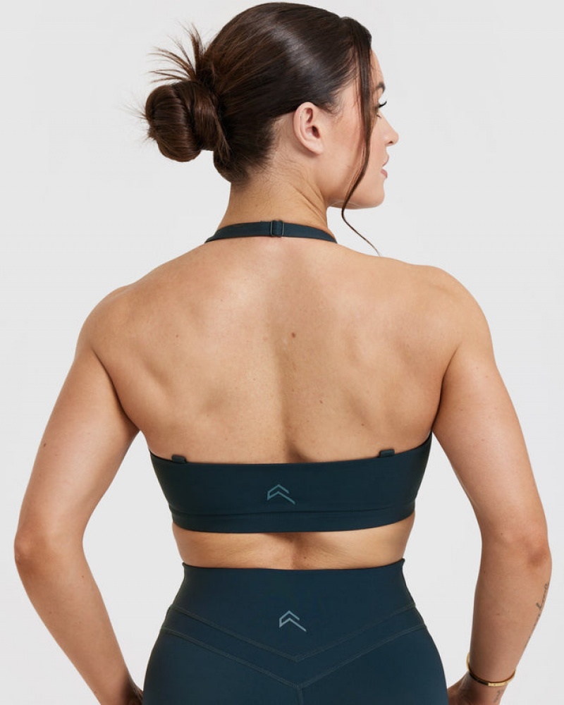 Oner Active Unified Twist Sports Bras Blå | 965-MBAXPE