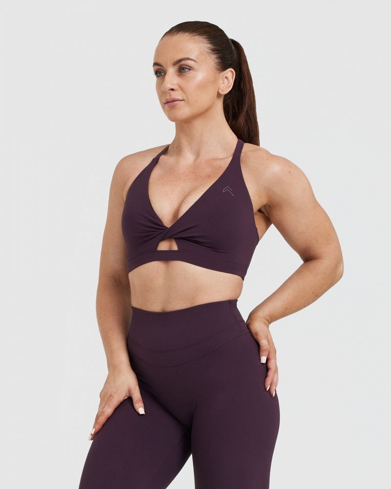 Oner Active Unified Twist Sports Bras Lilla | 142-VTAIUL