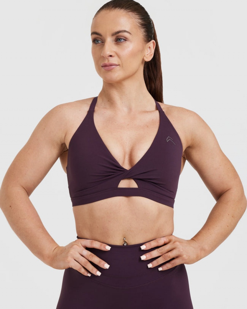 Oner Active Unified Twist Sports Bras Lilla | 142-VTAIUL