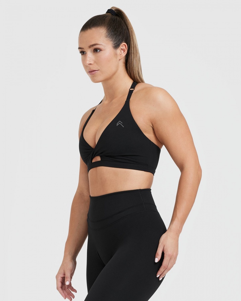 Oner Active Unified Twist Sports Bras Sort | 364-FOUMXW